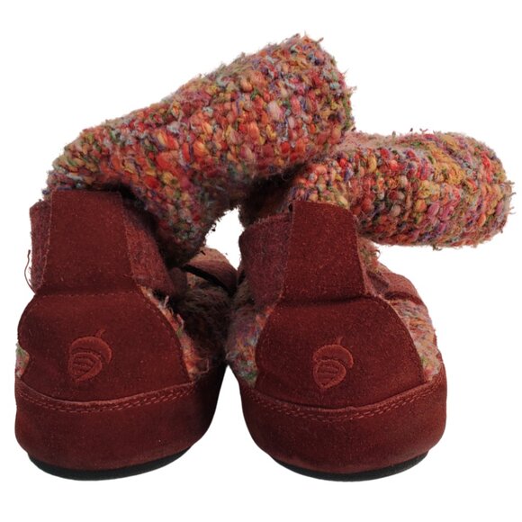 Women's Acorn Pull-On Wool Slipper Boots Multicolor 8/9 - Picture 3 of 8